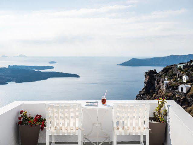 Hôtel On The Rocks Santorini à Imerovígli Extérieur photo